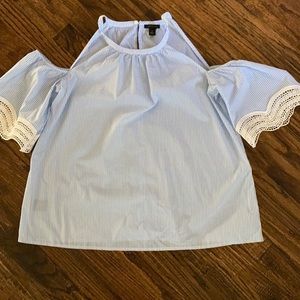 Open shoulder blouse